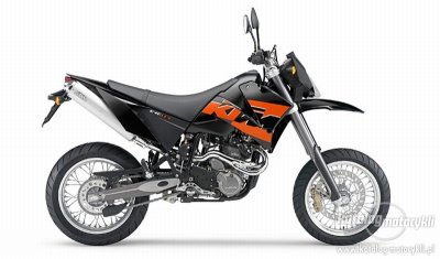 motocykl KTM 640 LC4 SUPERMOTO 2007 (1)