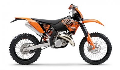 motocykl KTM 125 EXC 2008 (1)